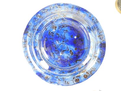 null Attributed to Victor BARBIZET (1805 - 1870): Very rare round dish in glazed...