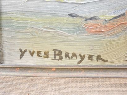 null Yves BRAYER (1907-1990): Rue des moulins à Palma. Huile sur toile. Signé en...
