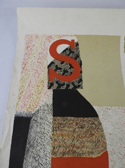 null Max PAPART (1911-1994) Untitled. Lithograph signed and annotated artist's proof....