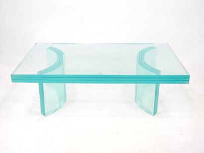 null Pierre et Christine GIRAUDON (atelier actif entre 1960 et 2001) : Rare table...