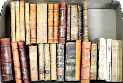 null Lot including various 18th and 19th century volumes: novels, history and others.


Accidents...