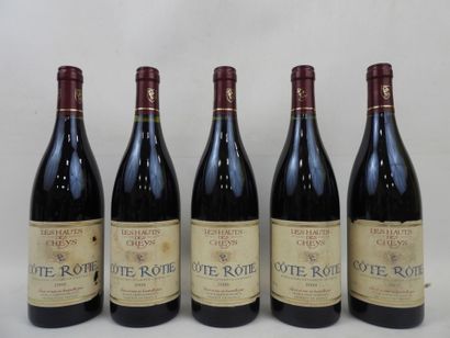 null 5 bouteilles Cote Rotie Le Hauts des Cheys. 2000