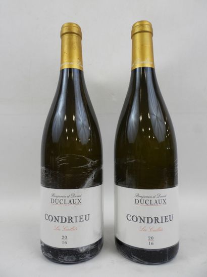 null 2 bouteilles Condrieu Les Caillets. Domaine Duclaux. 2016