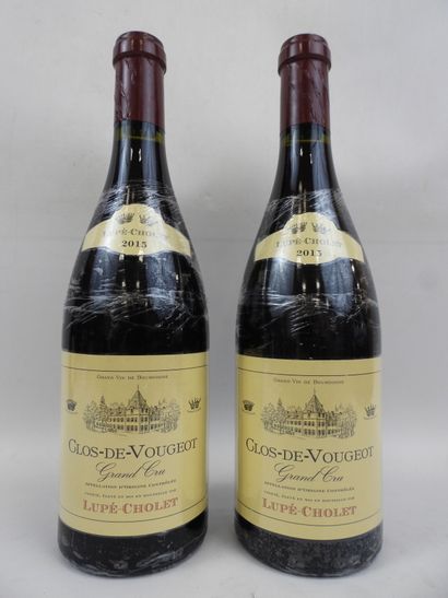 null 2 bouteilles Clos Vougeot. Domaine Lupe Cholet. 2015