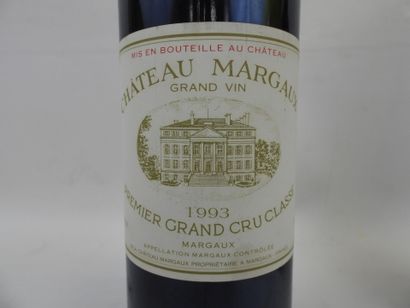 null 2 bouteilles Chateau Margaux 1993. 1er GCC