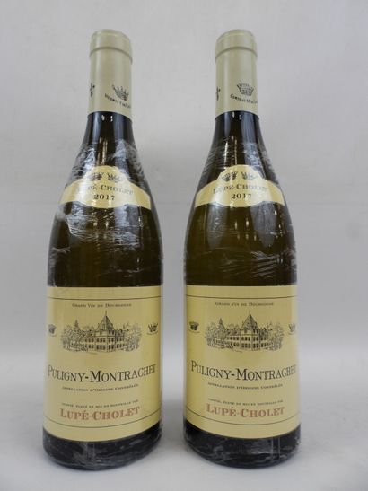 null 2 bouteilles Puligny Montrachet Village. Domaine Lupé Cholet. 2017