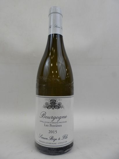 null 1 bouteille Bourgogne blanc Perrières. Domaine Bize et Fils. 2015