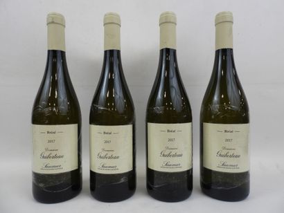 null 4 bouteilles Saumur blanc 100% Chenin Brezé Guiberteau. 2017
