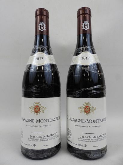 null 2 bouteilles Chassagne rouge Village. Domaine JC Ramonet. 2017