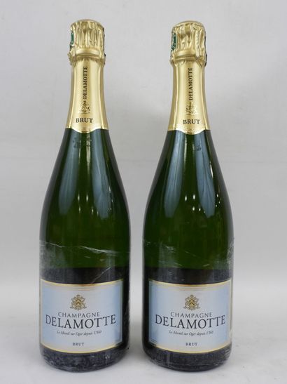 null 2 bouteilles Champagne brut blanc Delamotte.
