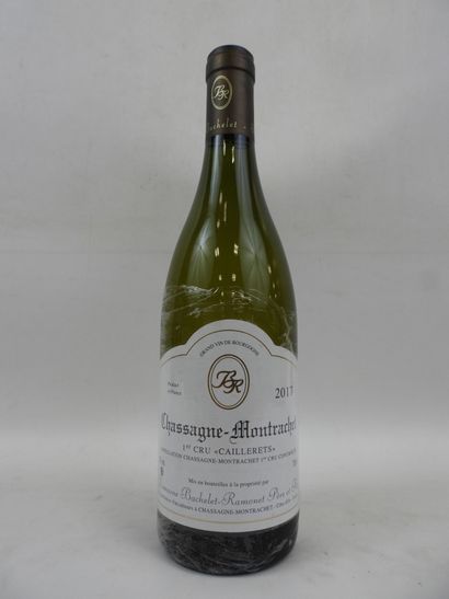 null 1 bouteille Chassagne Montrachet Cailleret Bachelet Ramonet. 2017