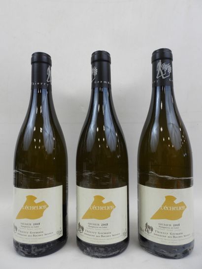 3 bouteilles Saumur Champigny Blanc. L'Echelier...