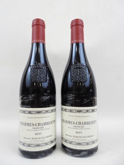null 2 bouteilles Charmes Chambertin. Domaine Marchand Frères. 2017
