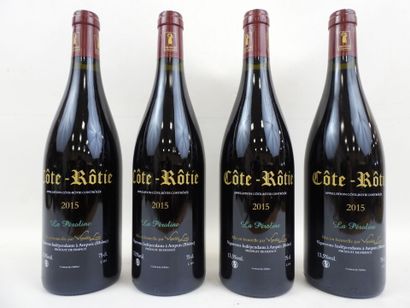 null 4 bouteilles Cote Rotie La Peroline. Domaine Levet. 2015