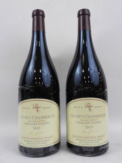 null 2 magnums Gevry Chambertin Vieilles Vignes. Domaine Rossignol Trapet. 2015