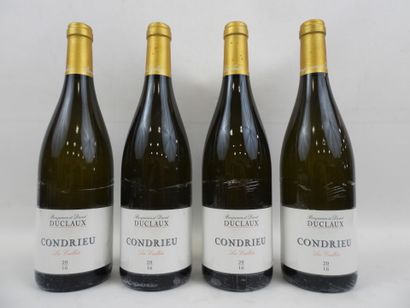 null 4 bouteilles Condrieu Les Caillets. Domaine Duclaux. 2016