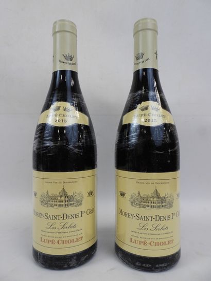 2 bouteilles Morey Saint Denis Rouge Sorbets...