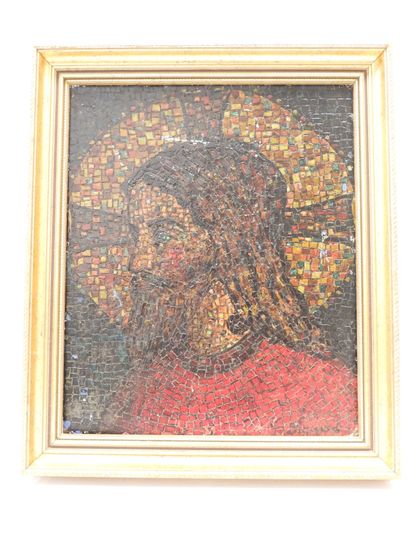 null Eugênio DE PROENÇA SIGAUD (1889-1979): Christ with a halo. Mixed technique on...