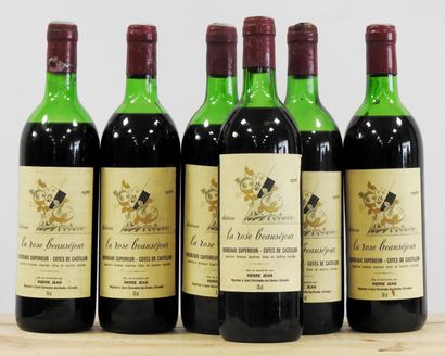 null 6 bottles

Château Larose Beauséjour 

1976

Superior Bordeaux - Côtes de Castillon

Levels...