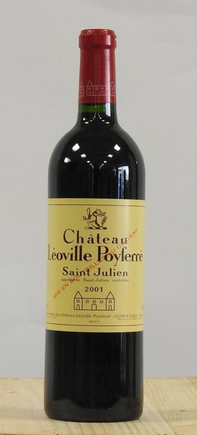 null 12 bouteilles

Château Léoville Poyferré

2001

2e GC Saint Julien 

Niveaux...