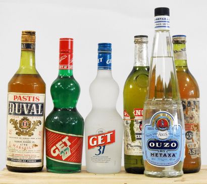 null 6 bottles

1 Ouzo by Metaxa - Greek Dry Anise Speciality

1 Casanis - Pastis

1...