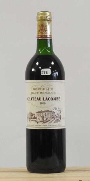 null 1 bouteille

Château Lacombe

1990

Bordeaux