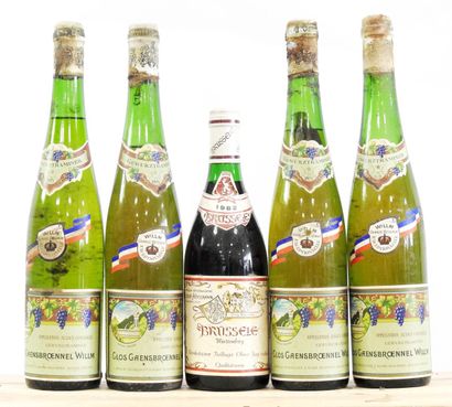 null 5 bouteilles

3 Gewurztraminer - Clos Gaensbroennel Willm - Grande reserve -...