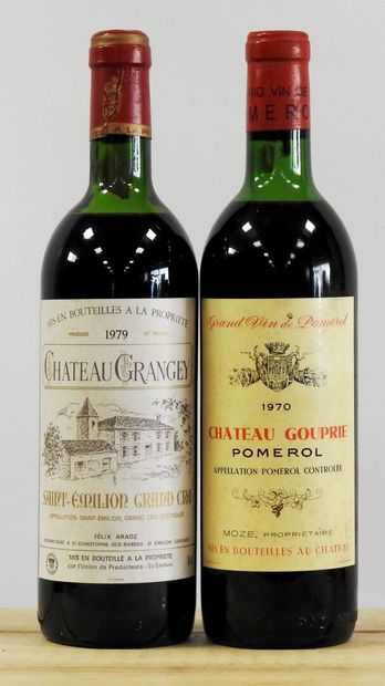 null 2 bouteilles panachées

Chateau Grangey 

GC Saint Emilion

Niveau légèrement...