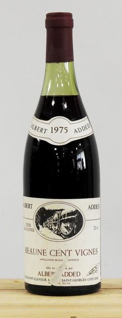 null 1 bouteille

Beaune Cent Vignes - Tête de cuvée

1975

Albert Added - Nuits...