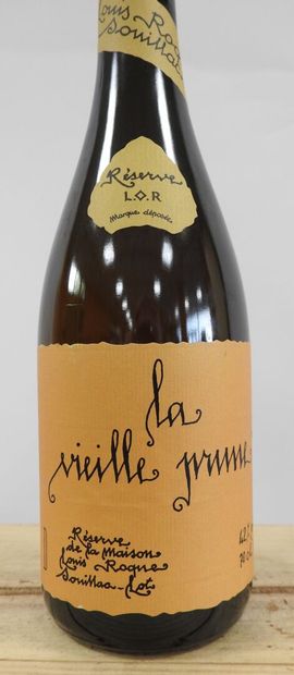 null 1 bouteille

Vieille prune 

Réserve de la maison Louis Roque 

Souillac 

70...