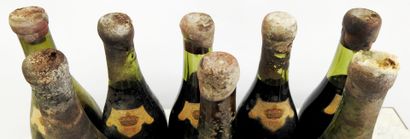 null 8 bouteilles

Vosnes Romanée de chez Gauthier Frères - 1959

Usures aux étiquettes...