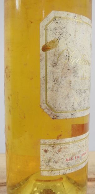 null 1 bouteille

Château d'Yquem

1994

Sauterne 1er Cru Supérieur

Niveau bas goulot

Etiquettes...