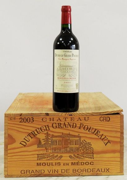 null 12 bottles 

Château Dutruch Grand Poujeaux - Moulis en Médoc - 2003

Wooden...