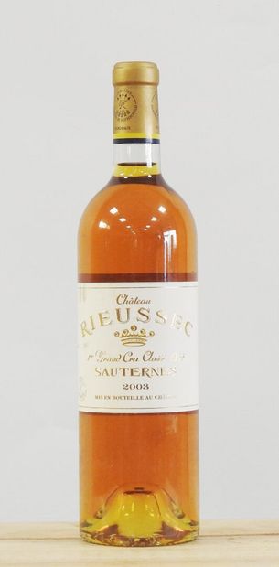 null 1 bottle 

Château Rieussec

2003

1st GC Sauternes