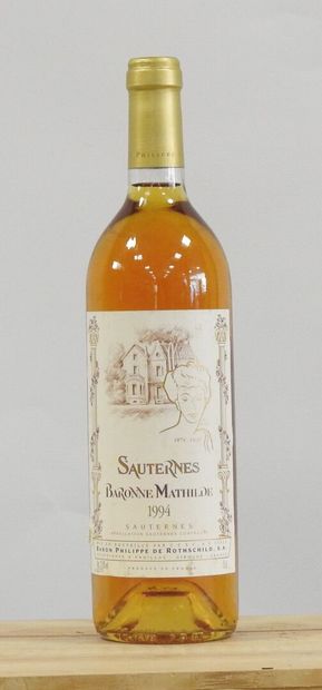 null 1 bouteille

Baronne Mathilde

1994

Sauternes - Baron Philippe de Rothschi...