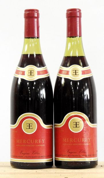 null 2 bouteilles

Mercurey de chez Eugene Ellia - 1978

Usures