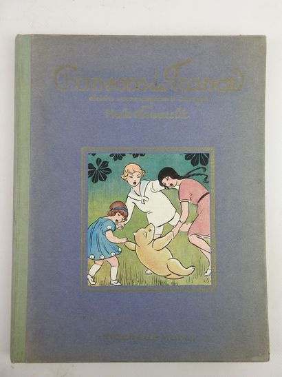 null RENAULT (Malo). Chansons de France. Paris, Hachette, 1923. Album cartonnage...