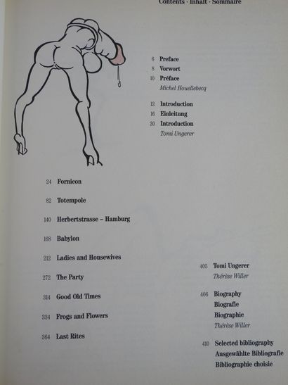 null Tomi UNGERER : Erotoscope. Edition Taschen, 2001. Avec dédicace de l'auteur....