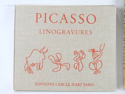 null Pablo PICASSO. Linocuts. Preface by Wilhelm BOECK. Éditions du Cercle d'Art,...