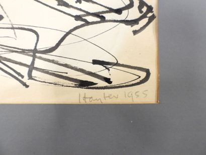 null 
Stanley William HAYTER (1901-1988) : Sans titre. Encre sur papier. Signé, daté...