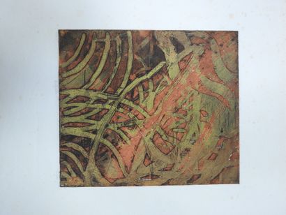 null Nina NEGRI (1909-1981): Katinka. Etching in colors. Signed, titled, and annotated...