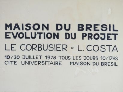 null House of Brazil, evolution of the project. LE CORBUSIER - L. COSTA. 10/30 July...