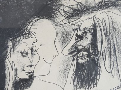 null 
Pablo PICASSO (1881-1973).




Le Vieux Roi, 1961




Lithographie sur papier,...