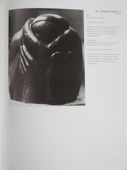 null Ossip ZADKINE (1890-1967) : Catalogue raisonné of the sculpted work by Sylvain...