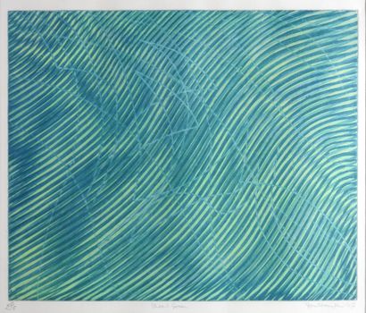 null 
Stanley William HAYTER (1901-1988): Shoal green. Engraving in colors. Signed,...