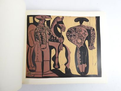 null Pablo PICASSO. Linogravures. Préface de Wilhelm BOECK. Éditions du Cercle d'Art,...