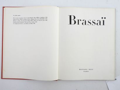 null BRASSAI (Gyula Halasz, dit) (1899-1984) : Brassaï. Edition Neuf, Paris, 1952....