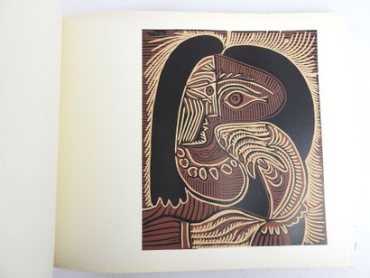 null Pablo PICASSO. Linogravures. Préface de Wilhelm BOECK. Éditions du Cercle d'Art,...