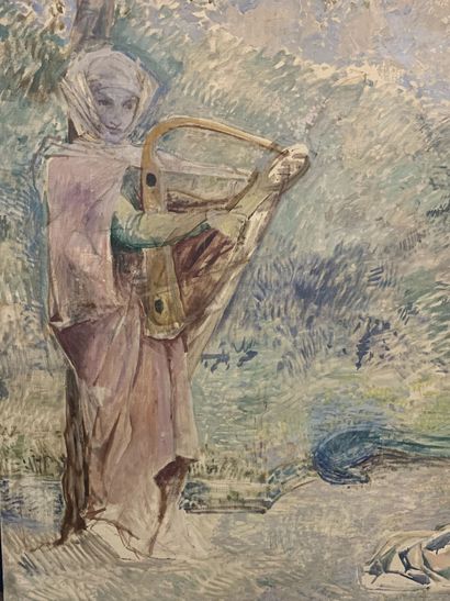 null Luc-Olivier MERSON (1846 -1920)

La musique au Moyen-Age

Toile

Hauteur : 152...