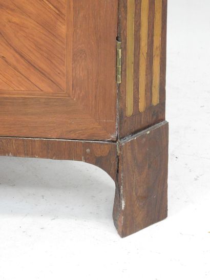 null ENCOUNTER in rosewood veneer inlaid with butterfly wings, in a frame of amaranth,...